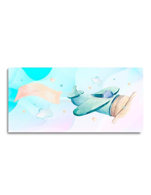 Cuadro decorativo Avión infantil 1