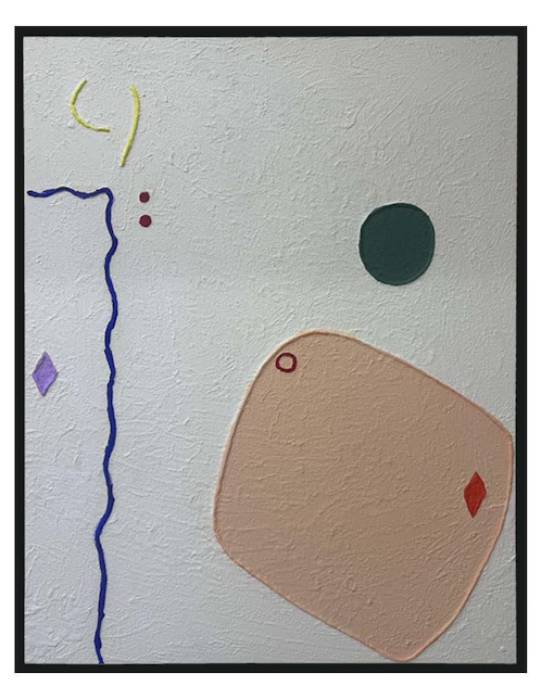 Pintura Intervencion I técnica acrílico Jackies Mirrors Minimalista