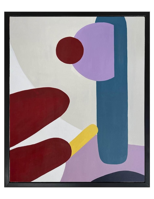 Pintura Recreo técnica acrílico Jackies Mirrors Abstractos Minimalistas
