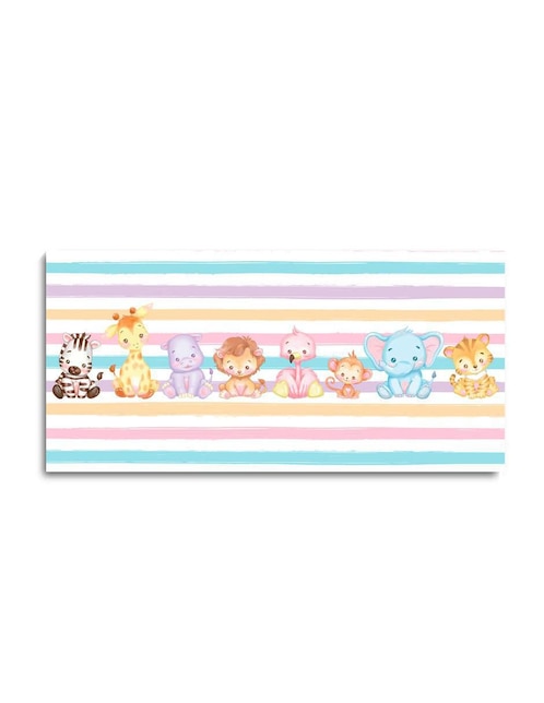 Cuadro decorativo Canvas Art Mx Lindos Animales