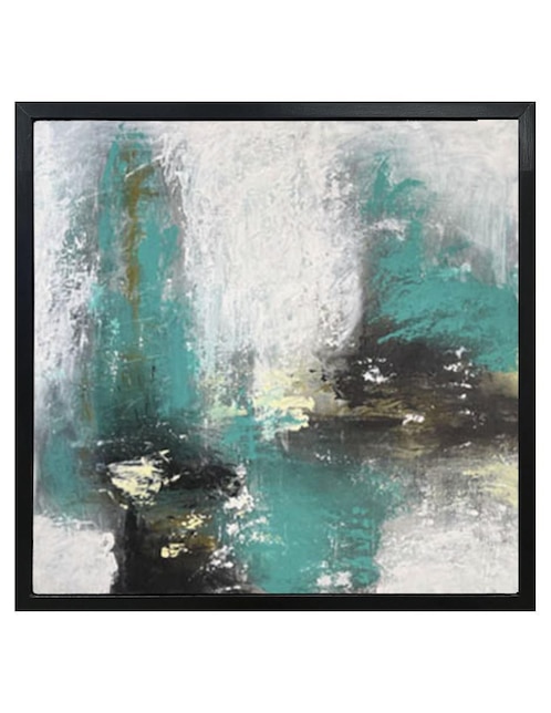 Pintura Jade y Tierra técnica acrílico Jackies Mirrors Abstracto