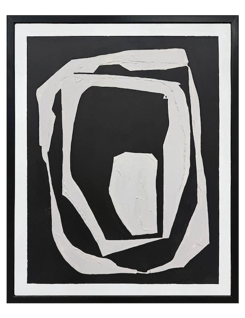 Pintura Rito II técnica mixta Jackies Mirrors Minimalista