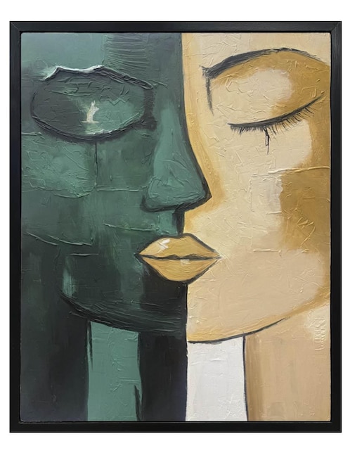 Pintura Almas Gemelas técnica mixta Jackies Mirrors Abstracto