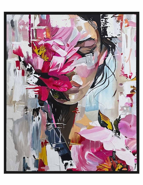 Pintura Woman Beauty mixta Jackies Mirrors Rostros