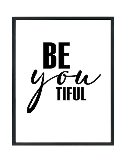 Cuadro decorativo Luxpic Be you Tiful