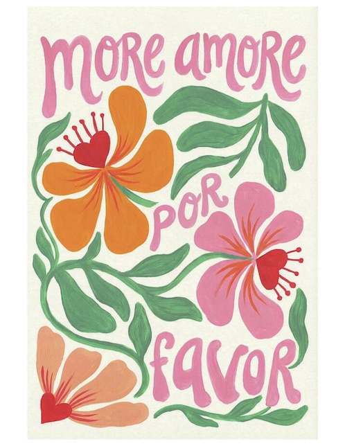 Cuadro decorativo Generica Frases More Amore