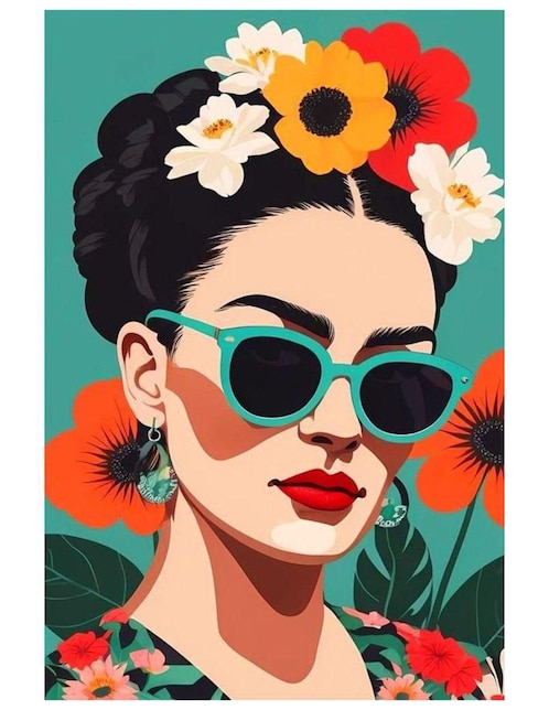 Cuadro decorativo Generica Abstracto Frida Kahlo