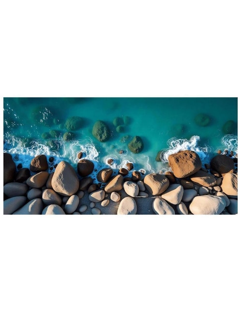 Cuadro decorativo Generica Paisaje Rocas y Mar impresión