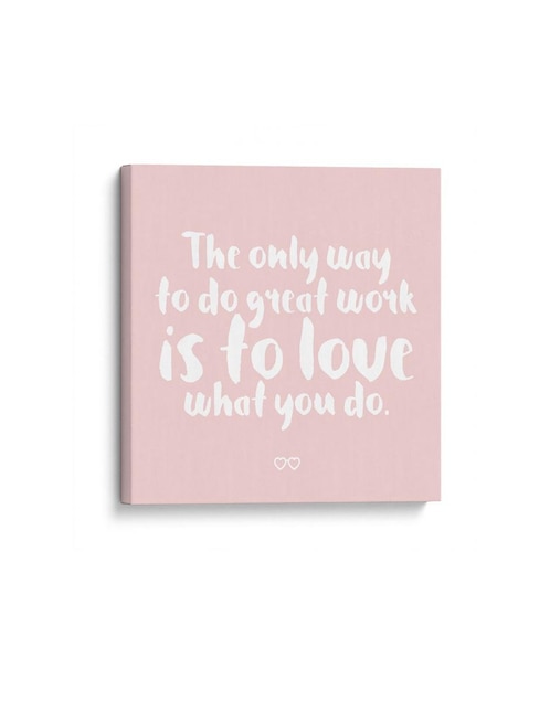 Cuadro Canvas Lab impreso en lienzo Love what you do