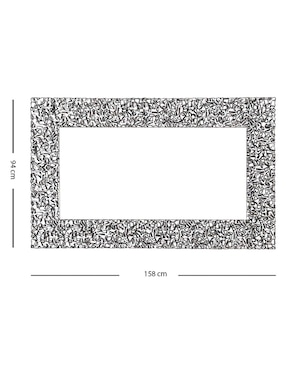 Espejo rectangular Moldecor Risco