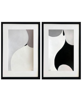 Set de 2 pinturas Lune Art Gallery Abstractos