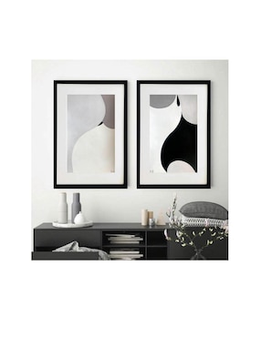 Set de 2 pinturas Lune Art Gallery Abstractos
