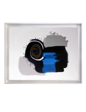 Pintura moderna enmarcada Lune Art Gallery elaborada a mano de la Colección Abstractos minimalista