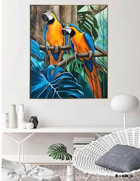 Hermosa pintura de Lune Art Gallery elaborada a mano por el Artista Marco de la colección AnimalArt