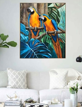 Hermosa pintura de Lune Art Gallery elaborada a mano por el Artista Marco de la colección AnimalArt