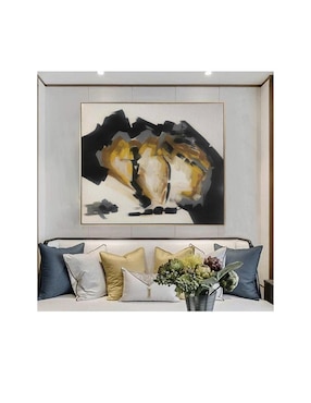 Hermosa pintura elaborada a mano de Lune Art Gallery por el artista Sabes de la colección Abstractos