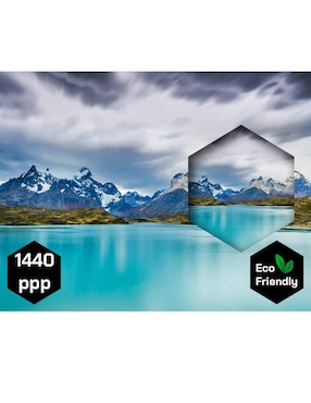Cuadro decorativo Pixelarte Canvas Naturaleza Playa Torre Paine rectangular