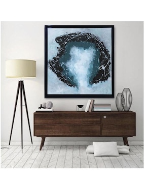 Hermosa pintura enmarcada de Lune Art Gallery elaborada a mano. Cuadro decorativo de la colección Abstractos