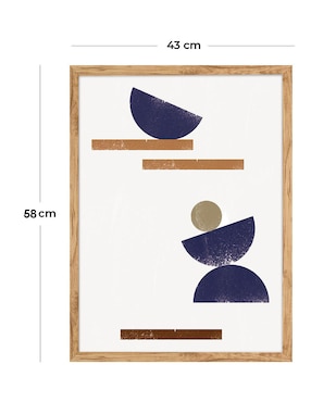 Cuadro decorativo Juego Geométrico III de Fábrica Galería
