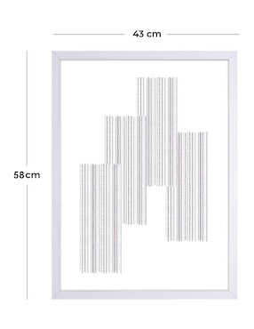 Cuadro decorativo Líneas VIII de Fábrica Galería