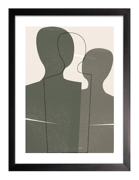 Cuadro decorativo Siluetas Abstractas VII de Fábrica Galería