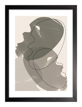 Cuadro decorativo Siluetas Abstractas V de Fábrica Galería