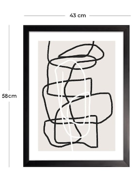Cuadro decorativo Sombras Abstractas IX de Fábrica Galería