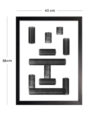 Cuadro decorativo Sombras Geométricas I de Fábrica Galería