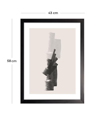 Cuadro decorativo Sombras Geométricas X de Fábrica Galería