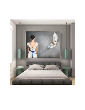 Pintura de Lune Art Gallery elaborada a mano de la colección Surrealismo