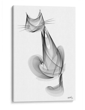 Imagen de producto Litografía Canvas Lab Gato Curioso técnica Impresión