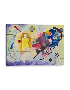Imagen de producto Litografía Canvas Lab Amarillo, Rojo y Azul técnica Impresión