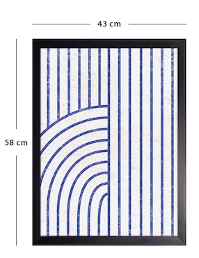Cuadro decorativo Juego Geométrico 021 de Fábrica Galería