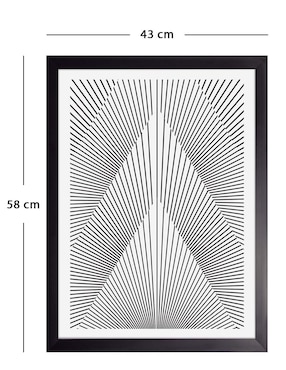 Cuadro decorativo Juego Geométrico 036 de Fábrica Galería