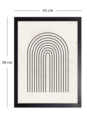 Cuadro decorativo Juego Geométrico 007 de Fábrica Galería