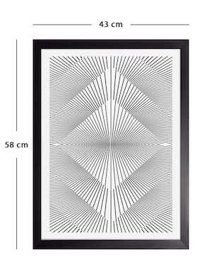 Cuadro decorativo Juego Geométrico 037 de Fábrica Galería