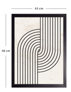 Cuadro decorativo Juego Geométrico 010 de Fábrica Galería