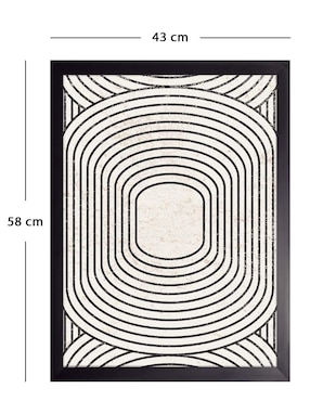 Cuadro decorativo Juego Geométrico 006 de Fábrica Galería
