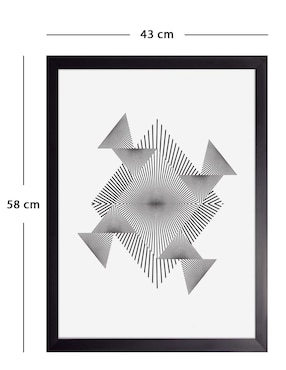 Cuadro decorativo Juego Geométrico 033 de Fábrica Galería