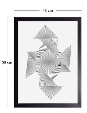 Cuadro decorativo Juego Geométrico 032 de Fábrica Galería