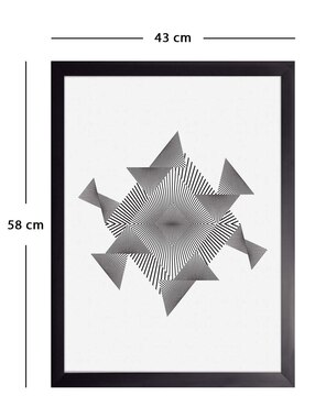 Cuadro decorativo Juego Geométrico 034 de Fábrica Galería