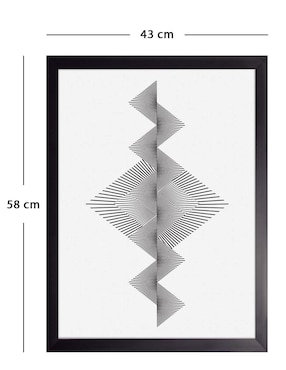 Cuadro decorativo Juego Geométrico 035 de Fábrica Galería