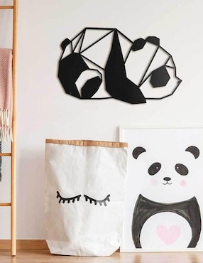 Figura decorativa de panda Homys de madera