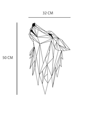 Figura decorativa de animal Homys de madera