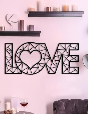 Figura decorativa de letras Homys de madera