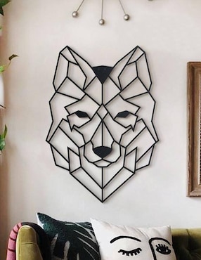 Figura decorativa de animal Homys de madera