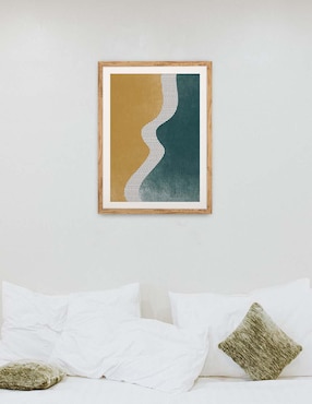 Litografía Fábrica Galería Abstracción 008 técnica Impresión