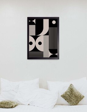 Litografía Fábrica Galería Abstracción 017 técnica Impresión