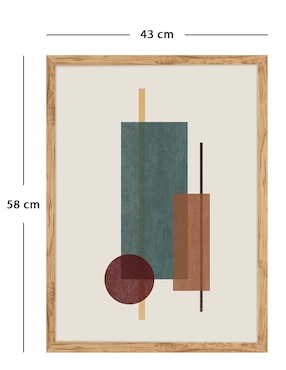 Litografía Fábrica Galería Abstracción 028 técnica Impresión