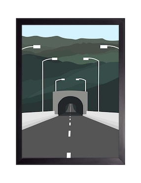 Litografía Fábrica Galería Paisajes Ilustrados 019 técnica Impresión